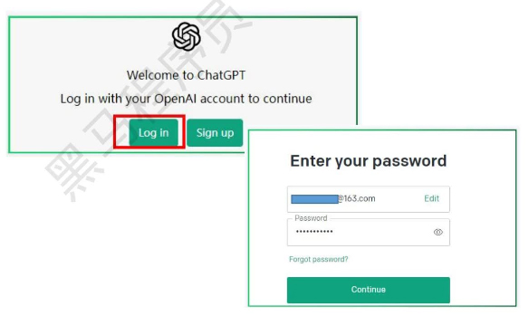 登錄ChatGPT賬號