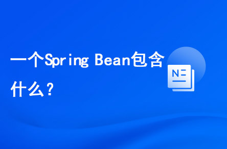 一個Spring Bean包含什么？